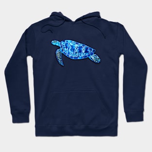 Blue Sea Turtle Hoodie